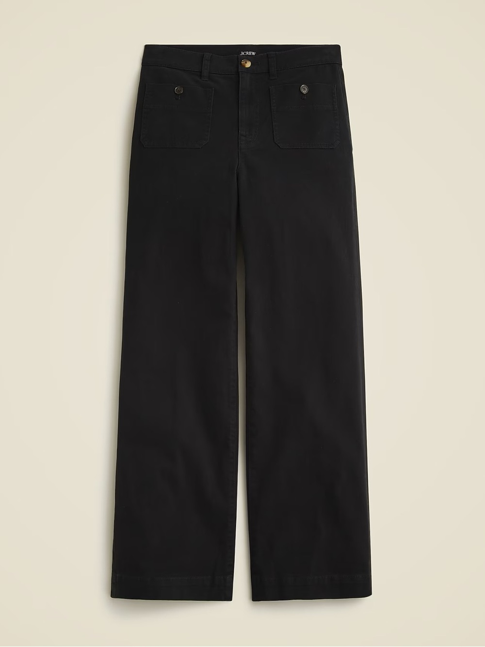 NWT J. Crew Sailor slim wide-leg chino pant size 34